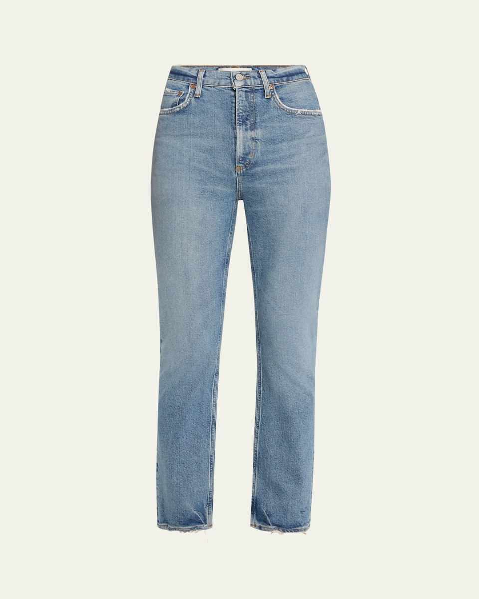 High-Rise Stovepipe Jeans